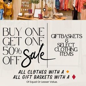 BOGO Sale on Clothing Items